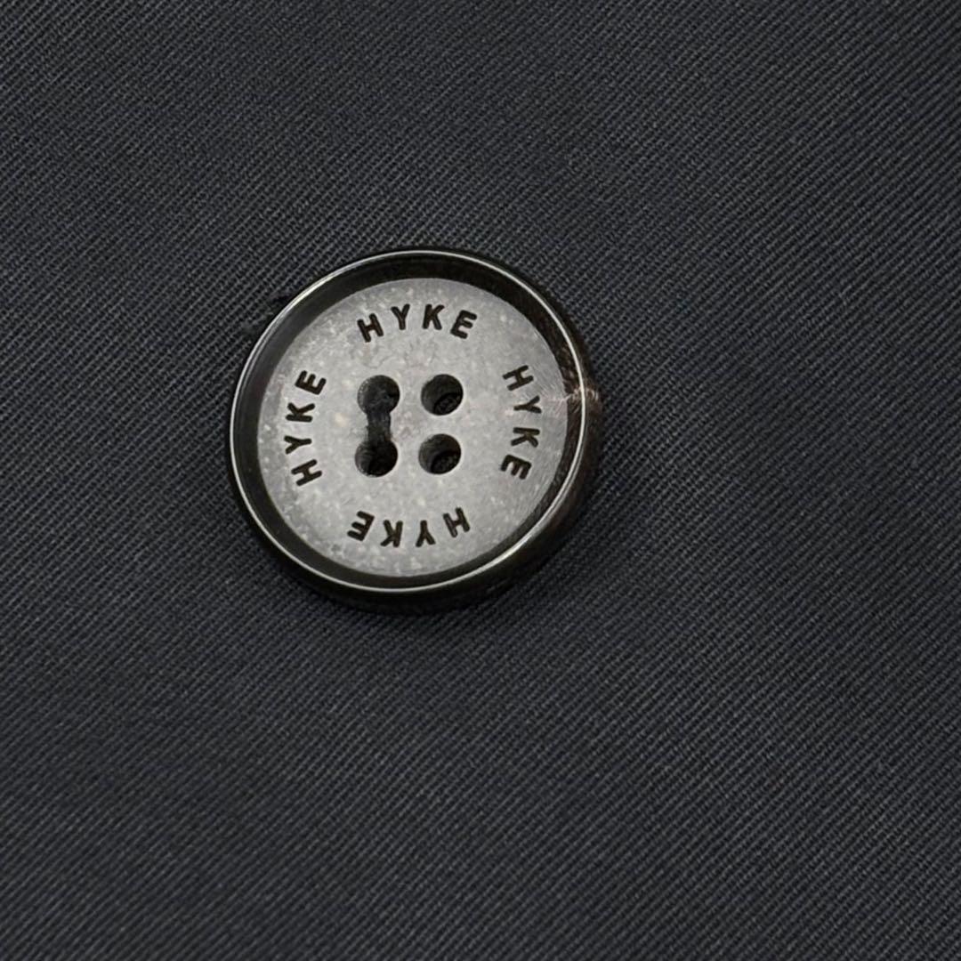 ハイク HYKE トレンチコート 黒 ライナー付 1 S相当 ロング