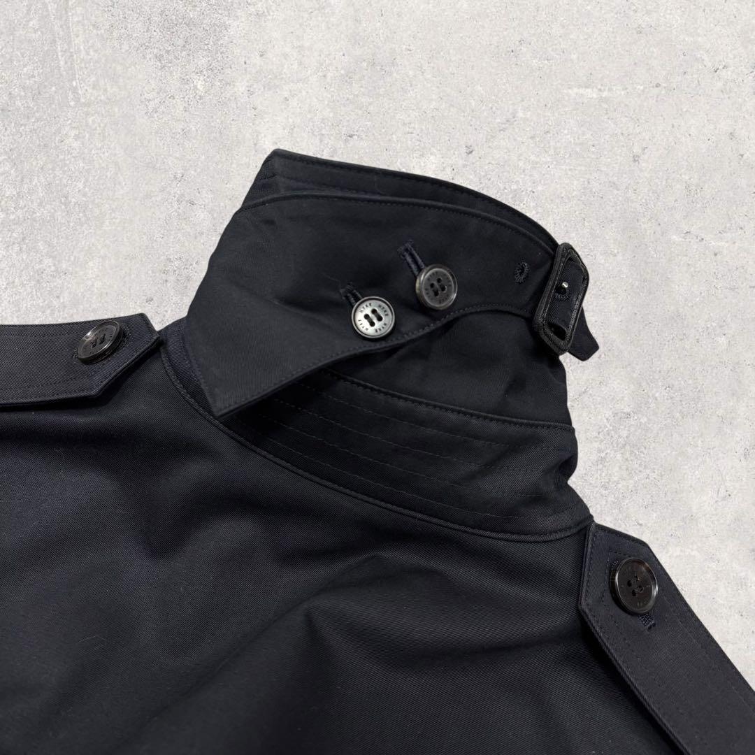 ハイク HYKE トレンチコート 黒 ライナー付 1 S相当 ロング