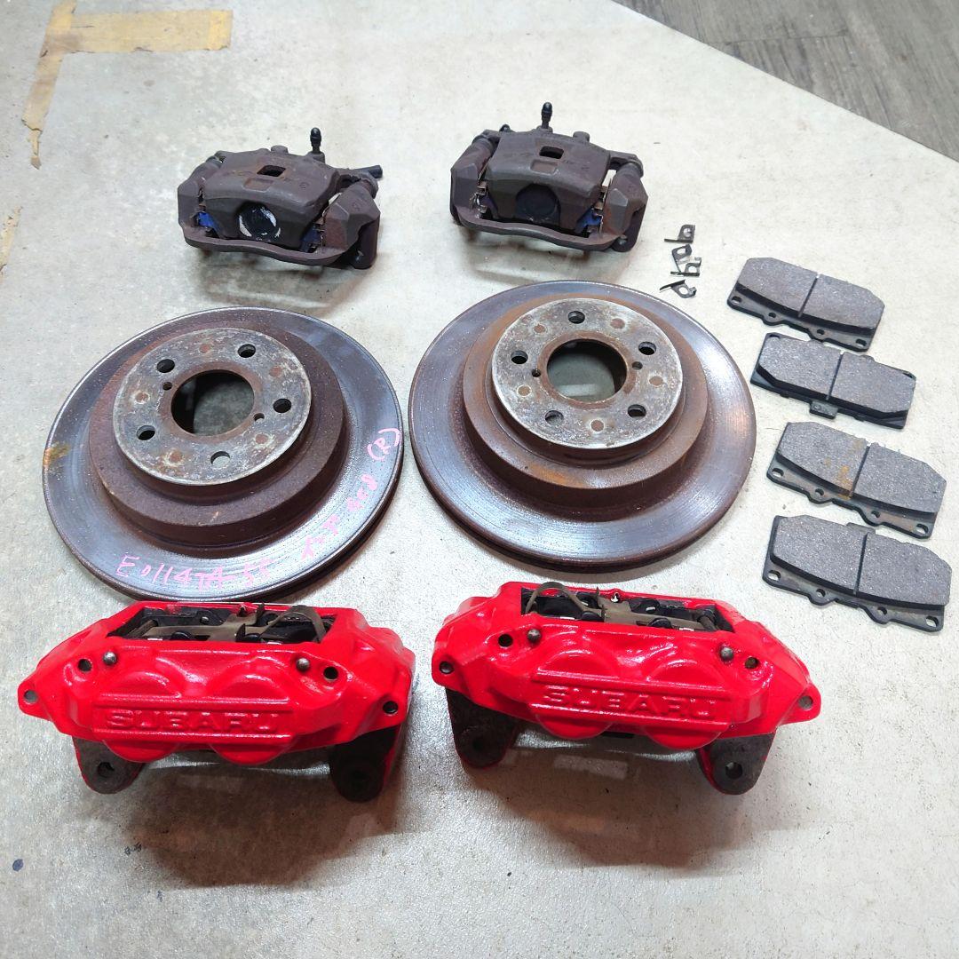 SUBARU スバル 純正キャリパー 前後セット 4pot 4ポット ローター