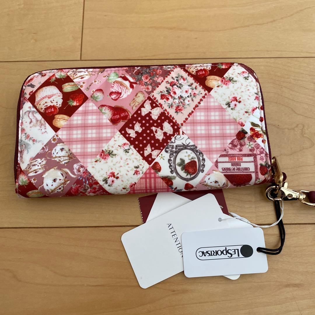PINK HOUSE✖️Lesportsac パッチワーク 長財布