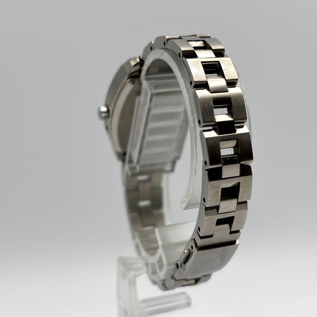 【美品】セイコー ルキア ピンク文字盤 トノー(樽) レディース 電波ソーラー