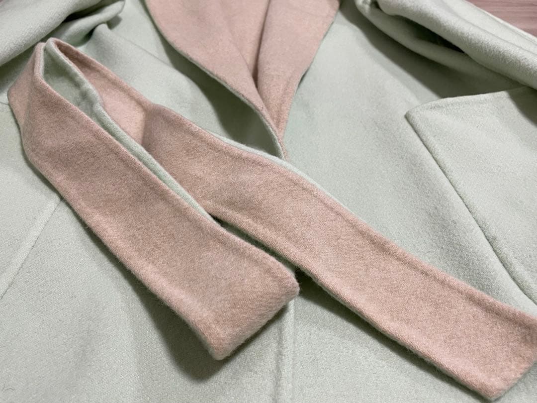 L*z様 マックスマーラ MAX MARA リバーシブルアンゴラ混 ウールベルト