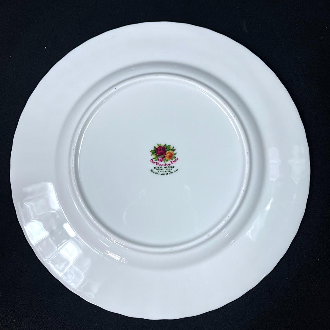 未使用品ロイヤルアルバート オールドカントリーローズ　20.5cm　プレート5枚