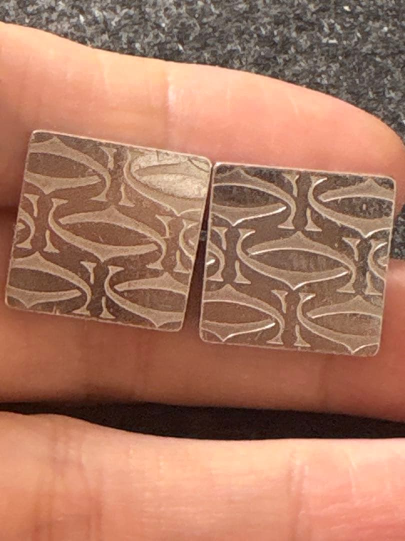 CARTIER カルティエ カフス ロゴ SV925 シルバー