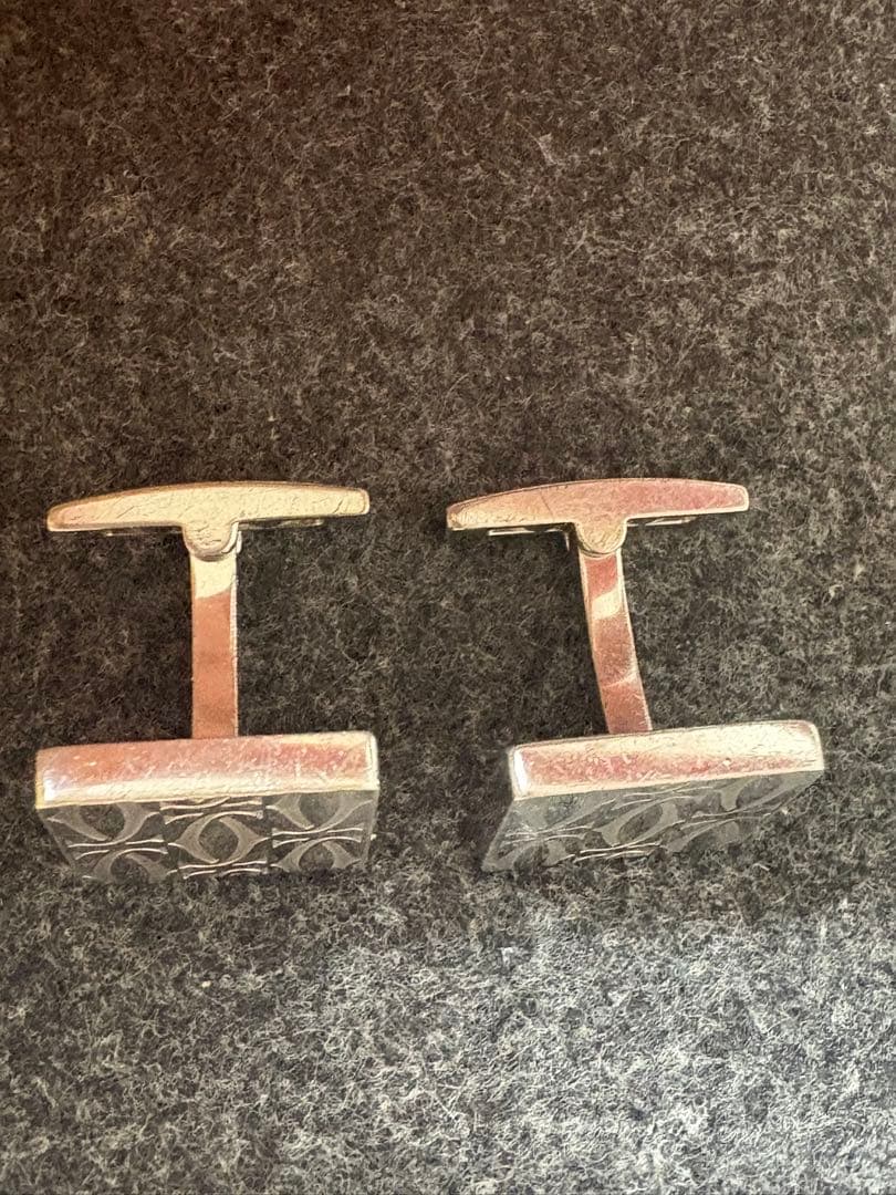 CARTIER カルティエ カフス ロゴ SV925 シルバー