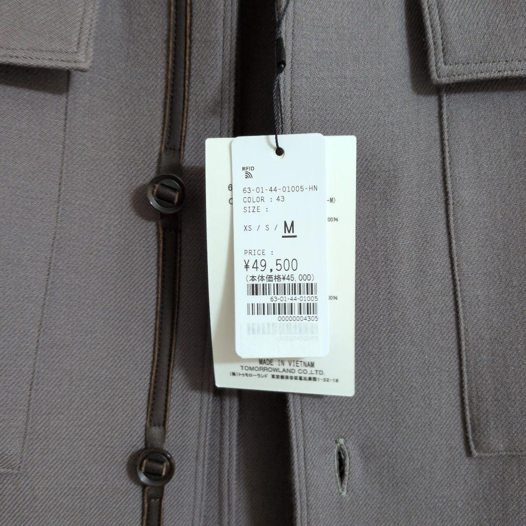 TOMORROWLAND　ウールシャツジャケット　24AW　サイズM