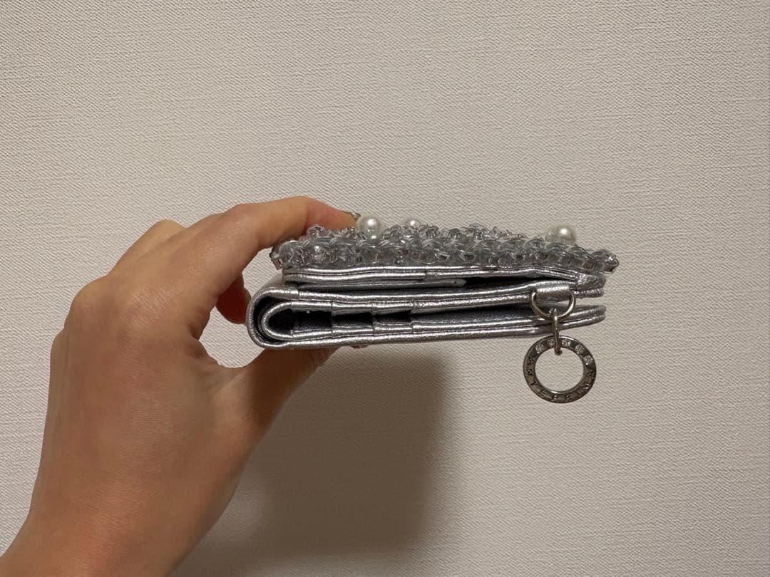 アンテプリマ ミスクリオパールⅡ/ウォレット/シルバー