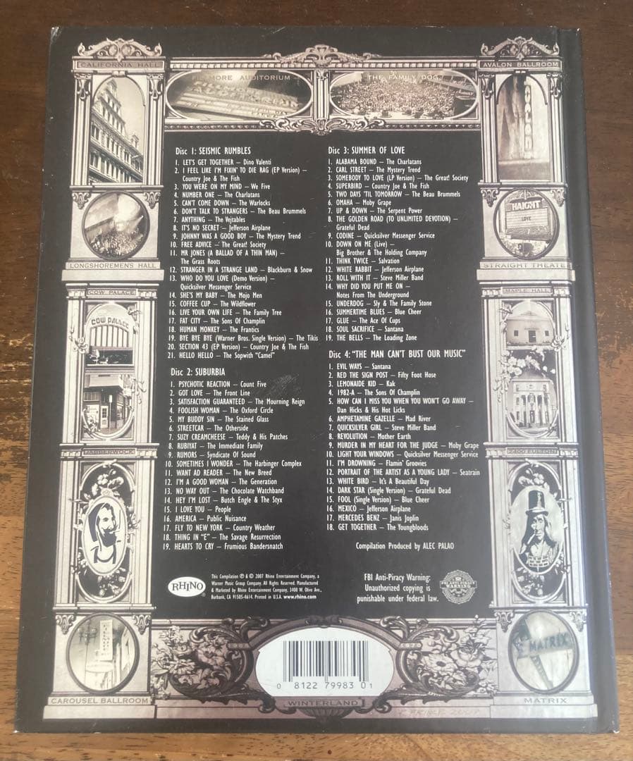 ◾️サンフランシスコサイケ集大4CD■V.A. /Love Is Thr Song