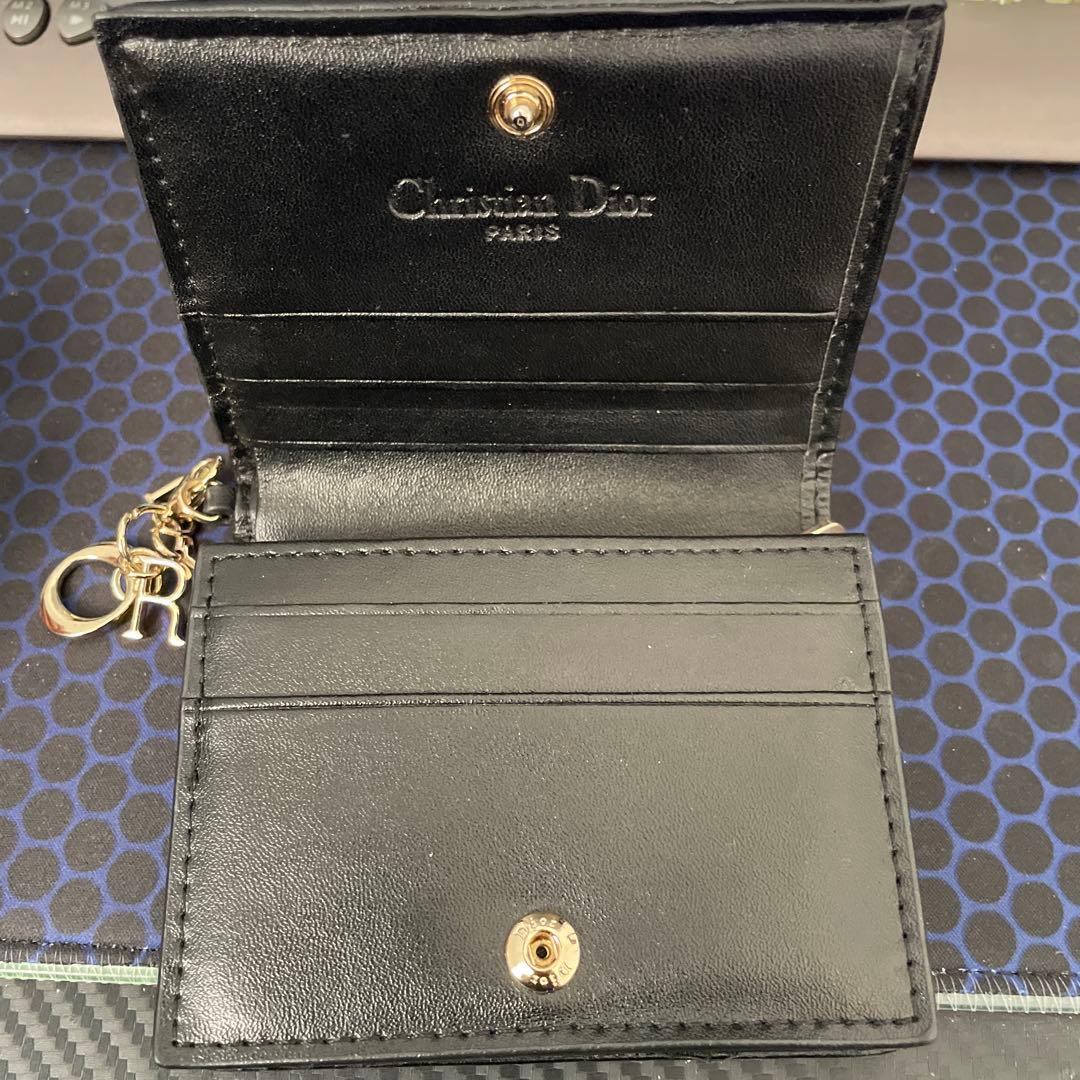 Christian Dior ブラック 二つ折り財布