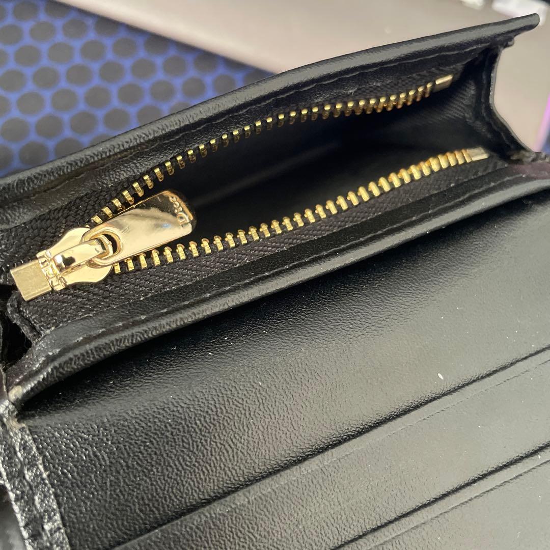 Christian Dior ブラック 二つ折り財布
