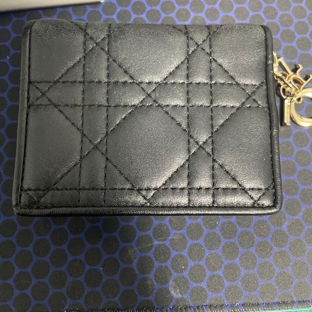 Christian Dior ブラック 二つ折り財布