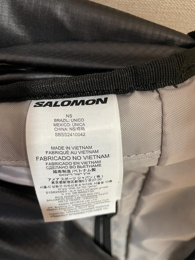 SALOMON ACS 20 バックパック BLACK ユニセックス