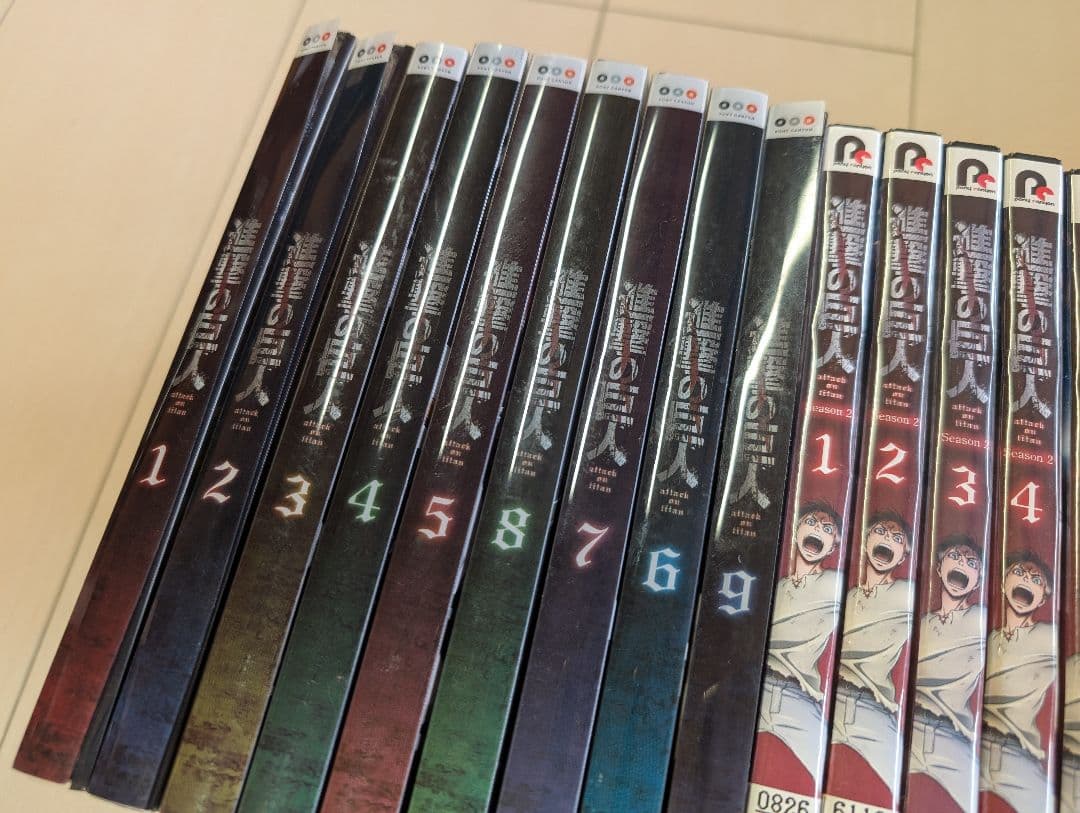 進撃の巨人 DVD 1season〜3season　29巻セット まとめ