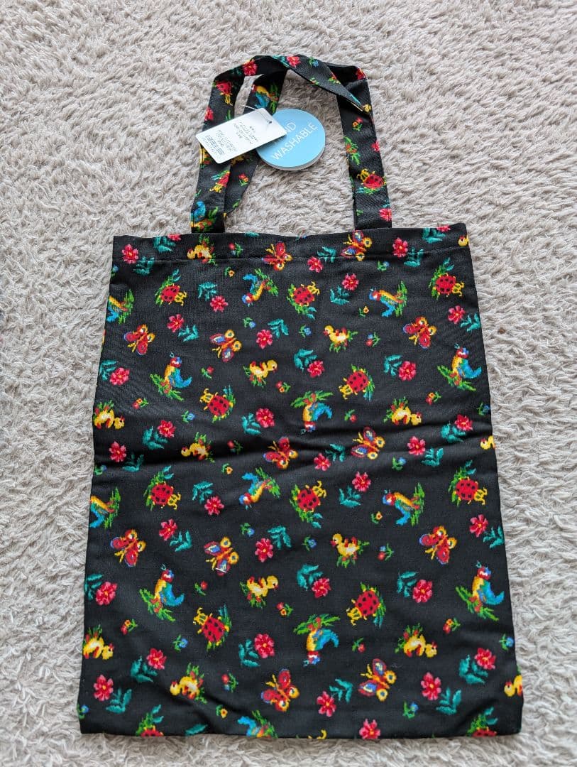 フェイラーハイジ柄　スリッパ、エプロン、バッグ