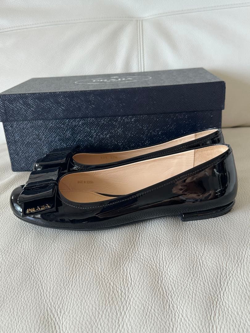 PRADA パンプス リボン　37 1/2 値下げました