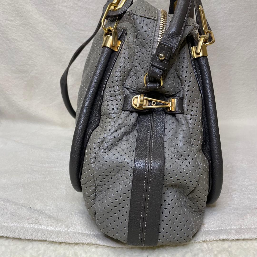 希少Chloe クロエ 2way パラティ ショルダーバッグ パンチング Y2K