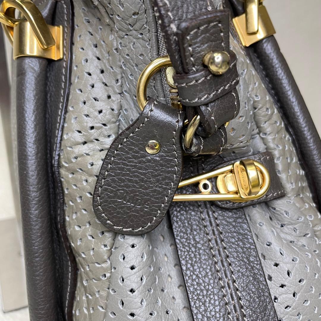 希少Chloe クロエ 2way パラティ ショルダーバッグ パンチング Y2K