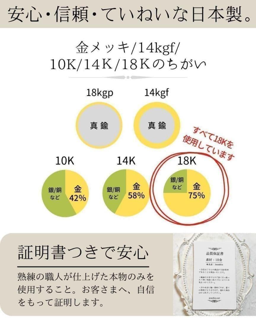 トップ S K18 8mm 18K ネックレストップ エリザベス　18金