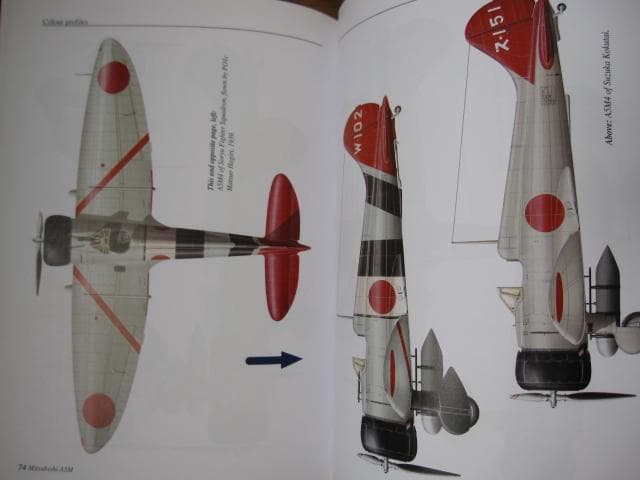 洋書 Mitsubishi A5m Claude (Yellow Series)