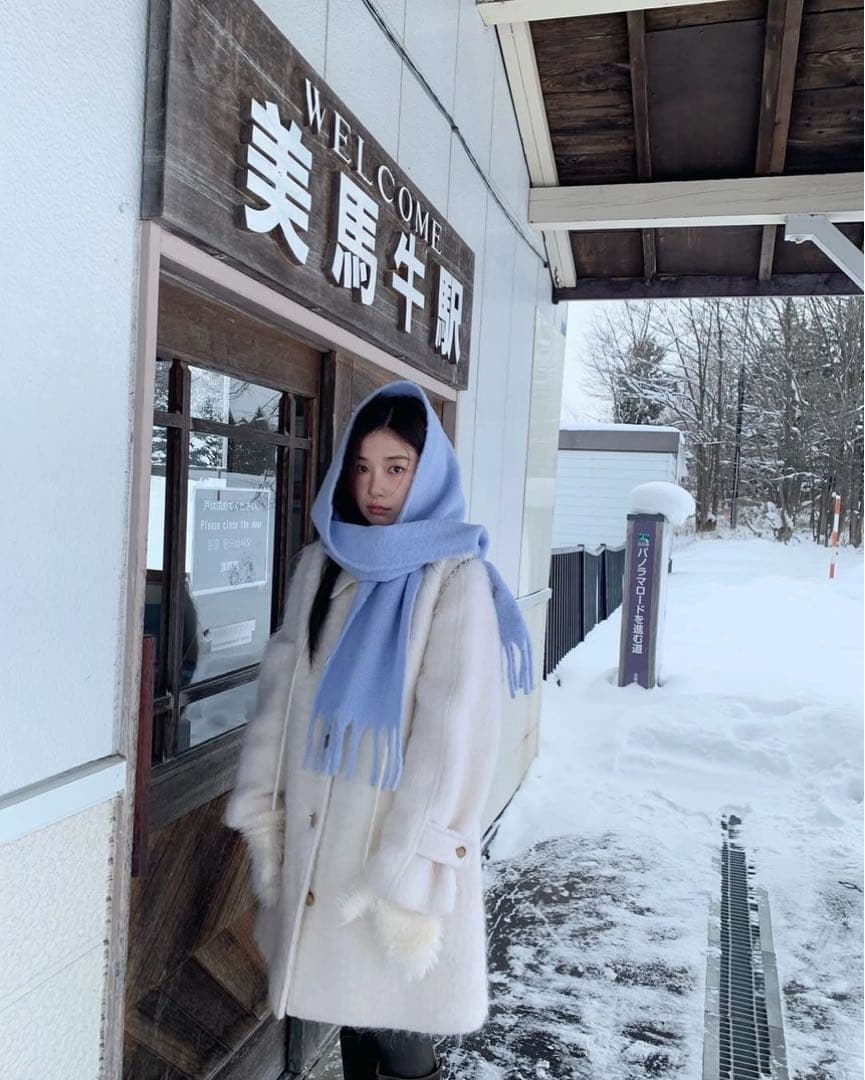 美品 ⭐︎ The Barnnet ウール　シャギーコート　ホワイト