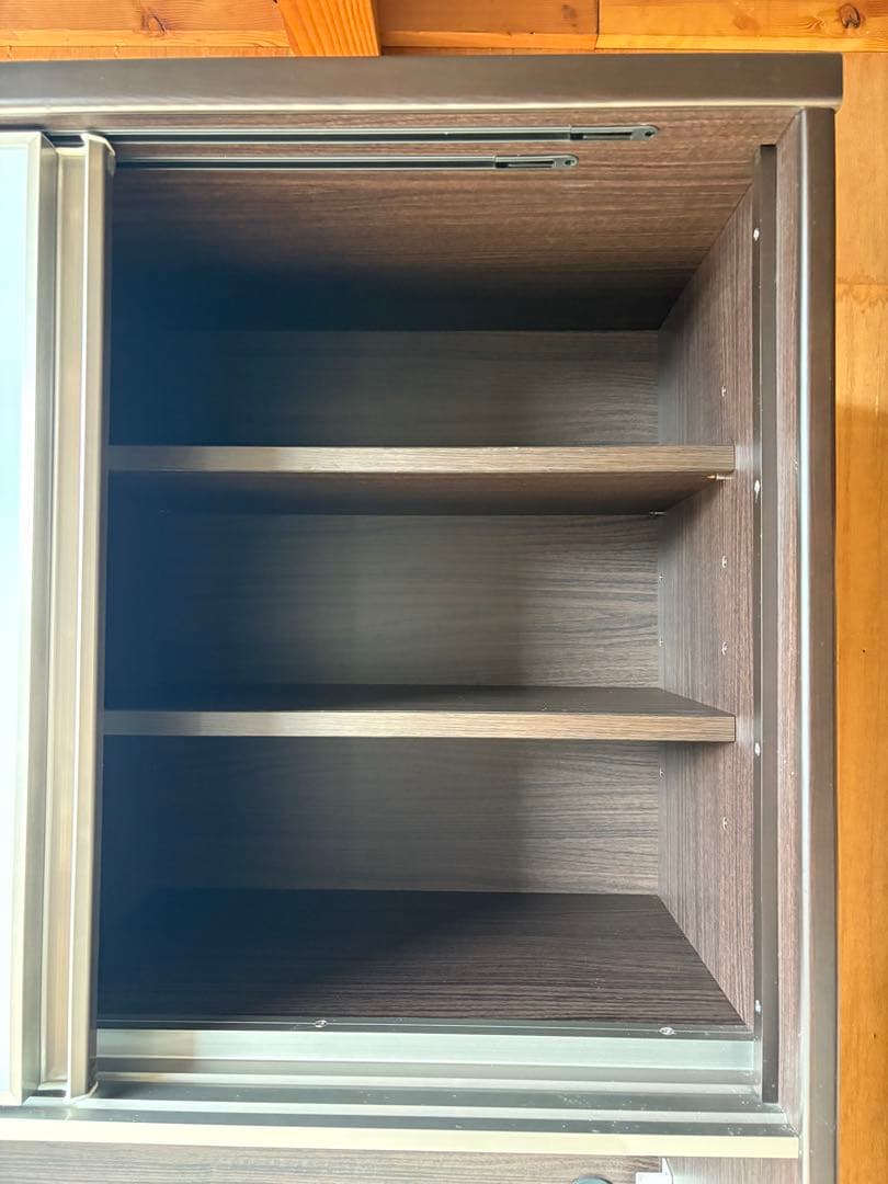 【引取or直配送】美品　キッチンボード (アルミナ2 100KB DBR)