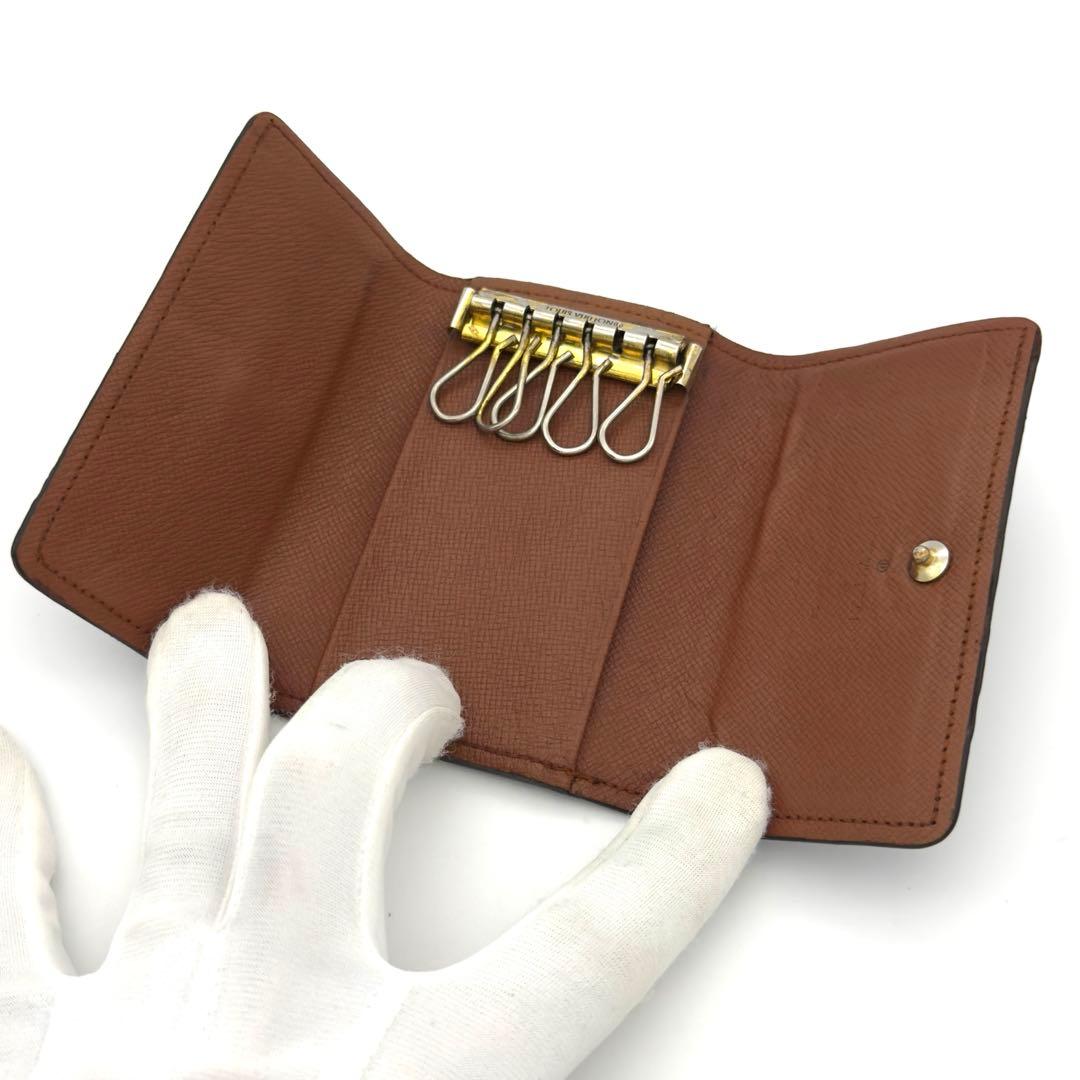 美品✨ルイヴィトン モノグラム ミュルティクレ6 キーケース6 連