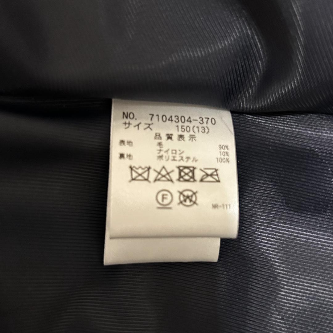 アナスイミニ　ANNA SUI Mini ウールコート　150　ネイビー　濃紺