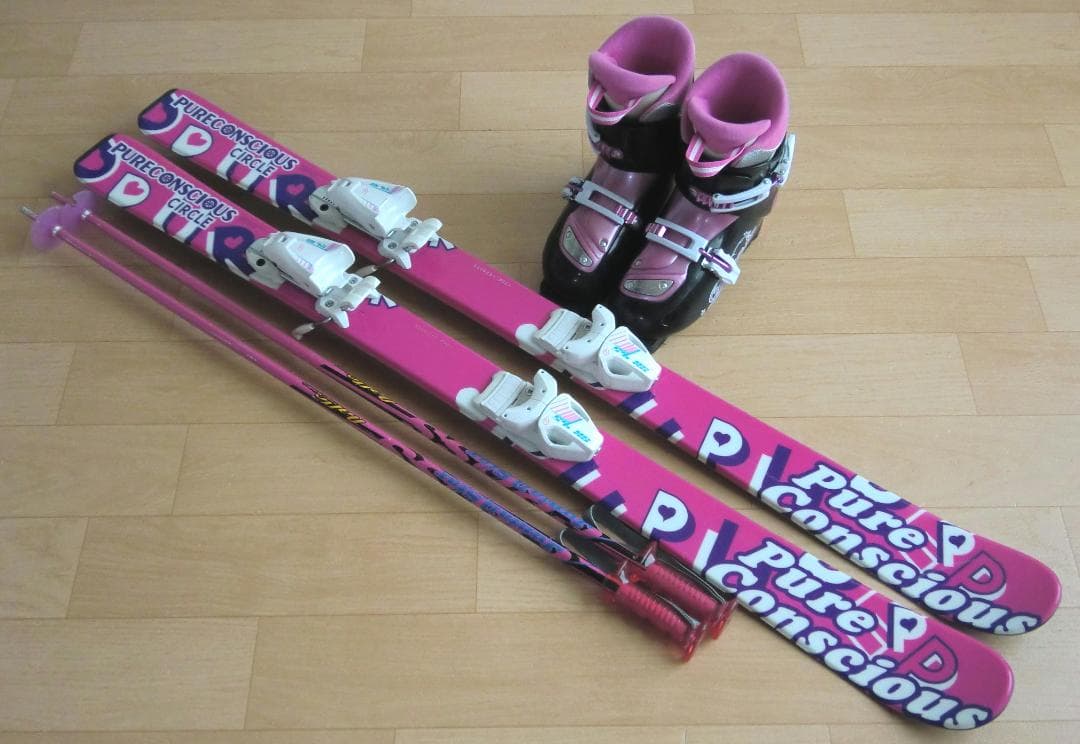 ■■送料無料■PURECONSCIOUS■子供用スキーセット■120/23■■