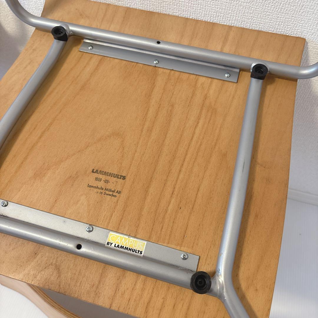 北欧レトロ LAMMHULTS CAMPUS ラムホルツ キャンパス 2脚セット