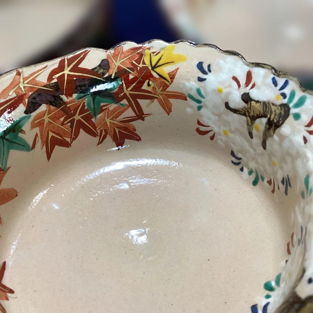 京焼乾山写雲錦向付10客　新品未使用