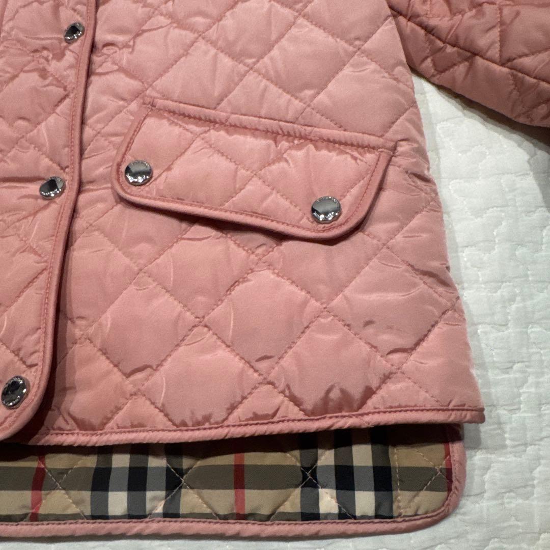 バーバリー　キルティング　ジャケット　アウター　6Y 110 116 ピンク