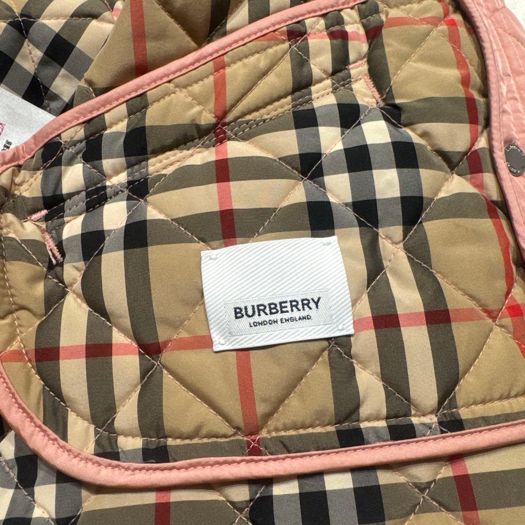 バーバリー　キルティング　ジャケット　アウター　6Y 110 116 ピンク