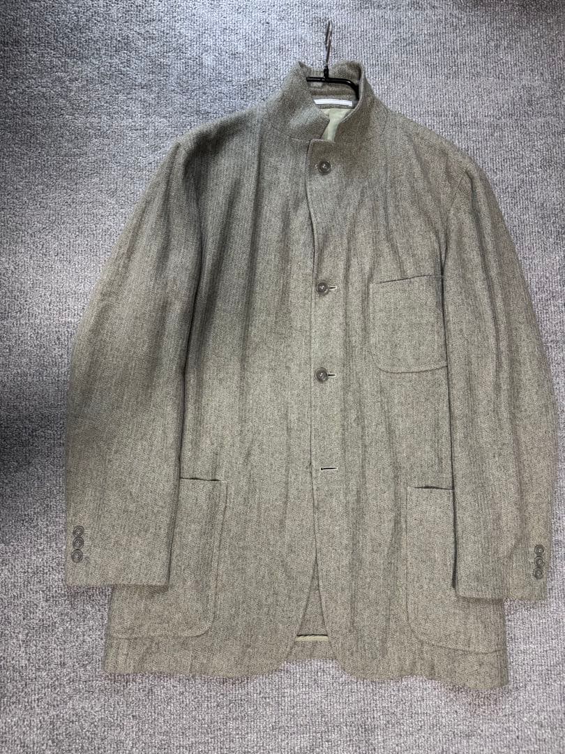 エルメネジルド ゼニア ソフト　アンコンジャケット　カシミア100%