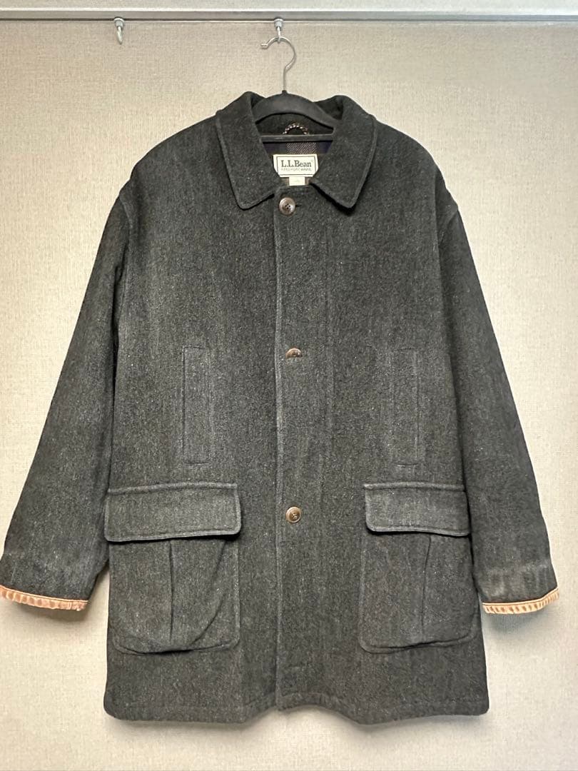90s L.L.BEAN ウールコート　USA製　XL グレー