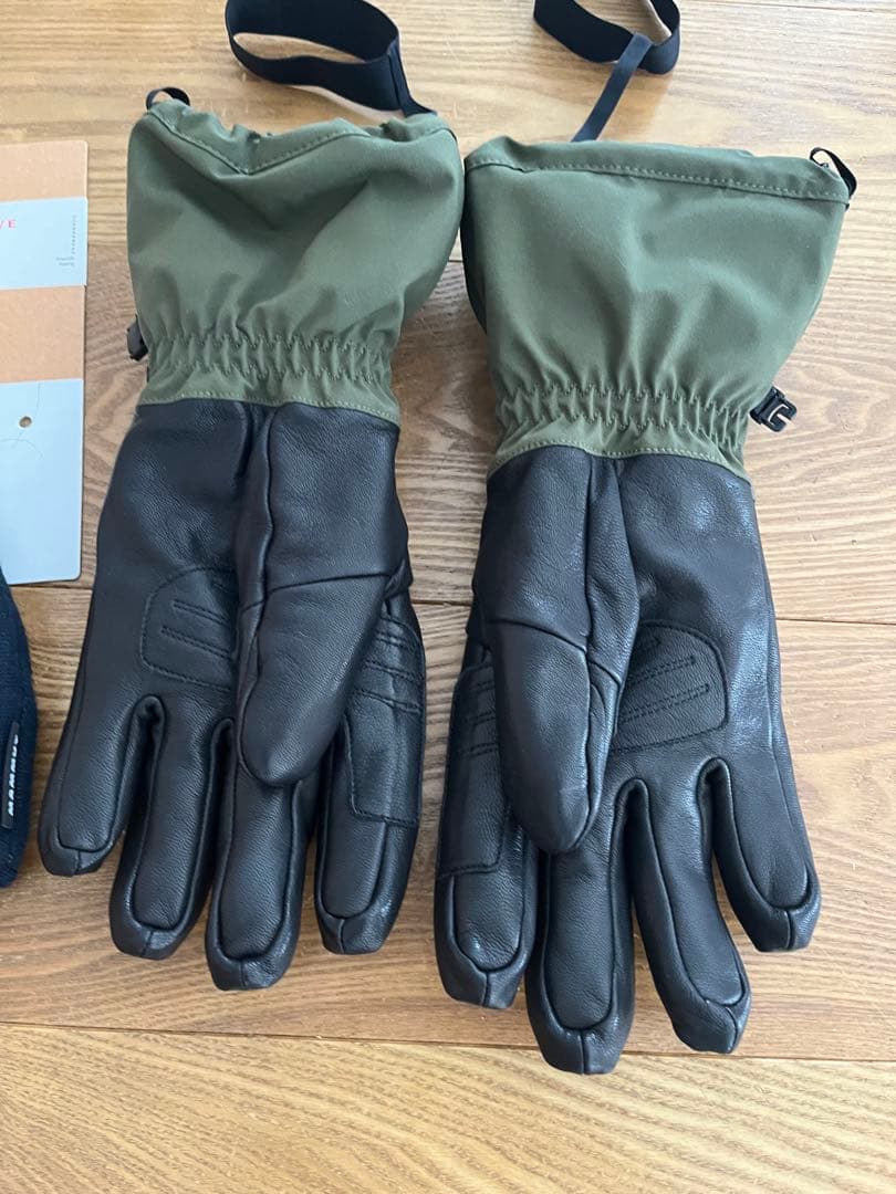 美品 マムート MAMMUT スキーグローブ ニット帽子セット 雪山 アウトドア