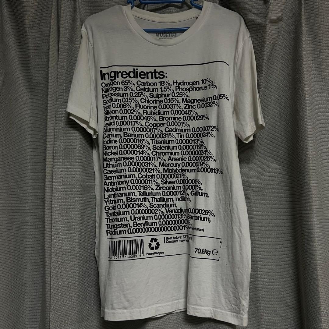 m*c様 宇多田ヒカル着用　ingredients（成分表示）Tシャツ　ロンドン