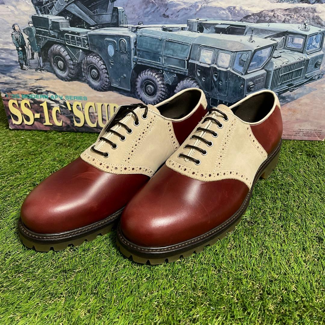 新品 madras サドルシューズ M5602 本革 日本製 26.5cm