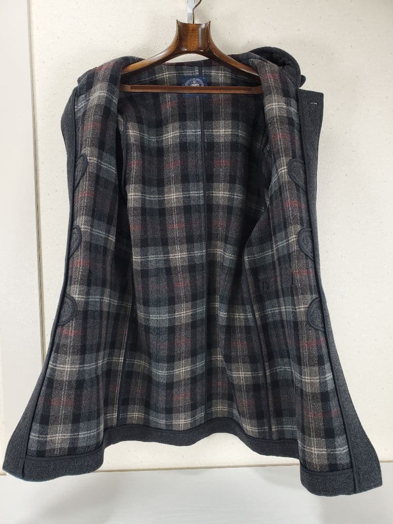 J.PRESS J.プレス ジェイプレス ロング丈 ダッフルコート 裏地チェック