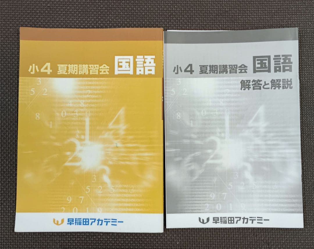 小4 夏期講習 早稲田アカデミー 早稲アカ　上位校