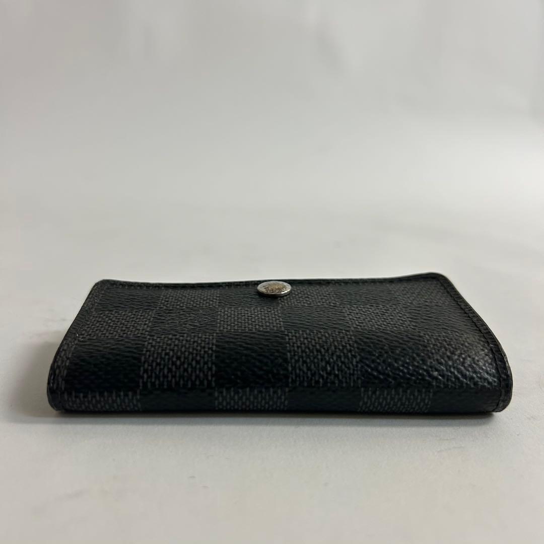 【美品】【最短即日発送】Louis Vuitton ダミエ ブラックキーケース