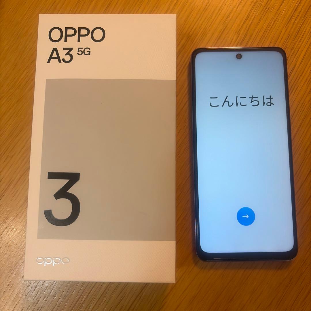 OPPO A3 5G パープル 本体