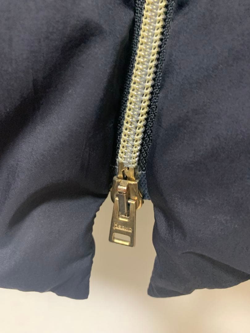 Herno ヘルノ 異素材切り替えダウンジャケット ブラック46サイズ