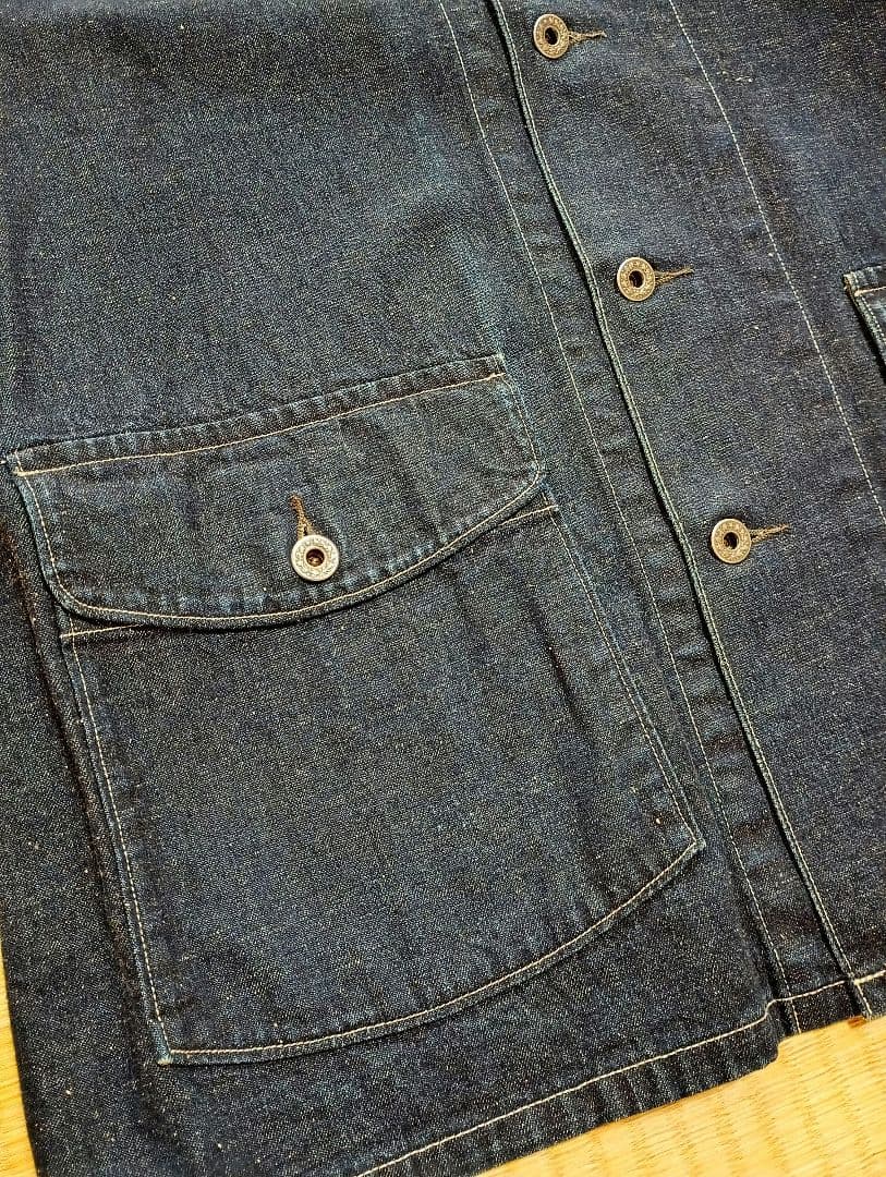 RRL USARMY デニムカバーオール インディゴ リミテッド ボルチモア　L