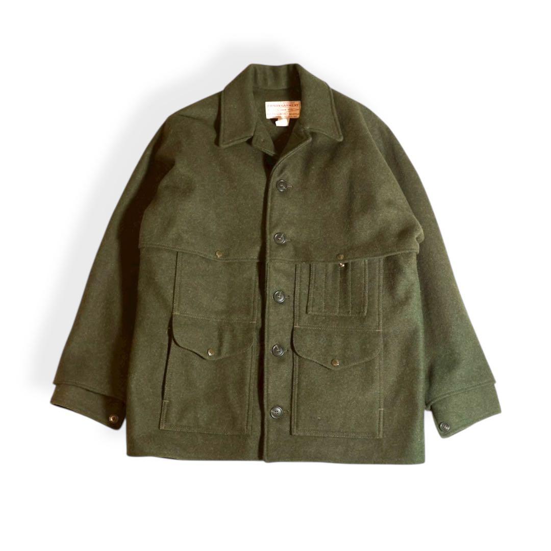 80s USA製 フィルソン マッキーノクルーザー 46 オリーブ 美品