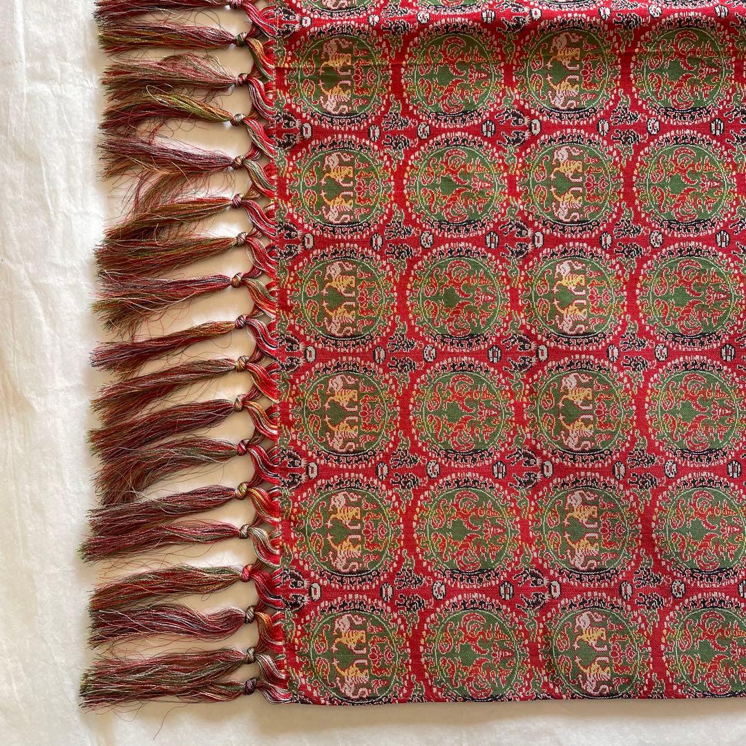 龍村 新品 絹 レトロテーブルクロス