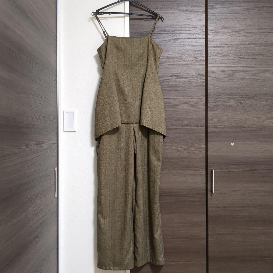 サロペット・オーバーオール・オールインワン CLANE PEPLUM BUTIER ALL IN ONE