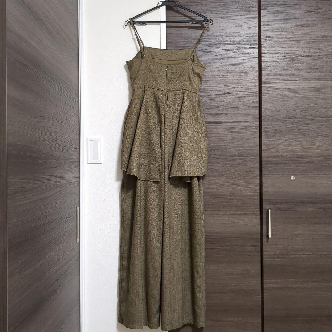 サロペット・オーバーオール・オールインワン CLANE PEPLUM BUTIER ALL IN ONE