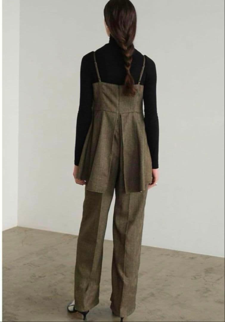 サロペット・オーバーオール・オールインワン CLANE PEPLUM BUTIER ALL IN ONE