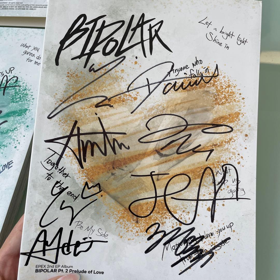 EPEX イペ Mwave サイン サイン入り CD トレカ