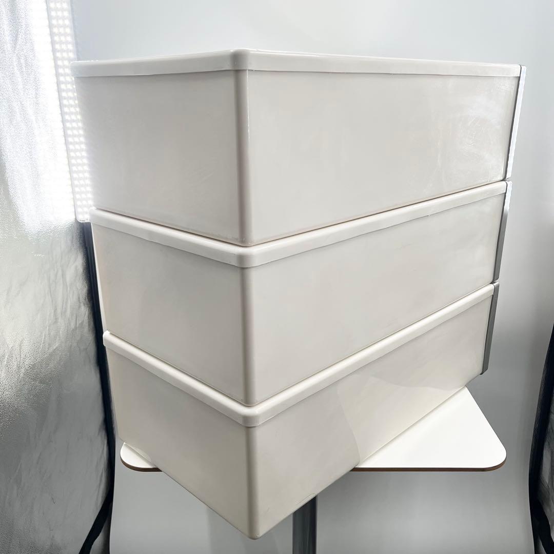 フィッツケース 押入れ収納 幅39×奥行74×高さ30 日本製 3個セット